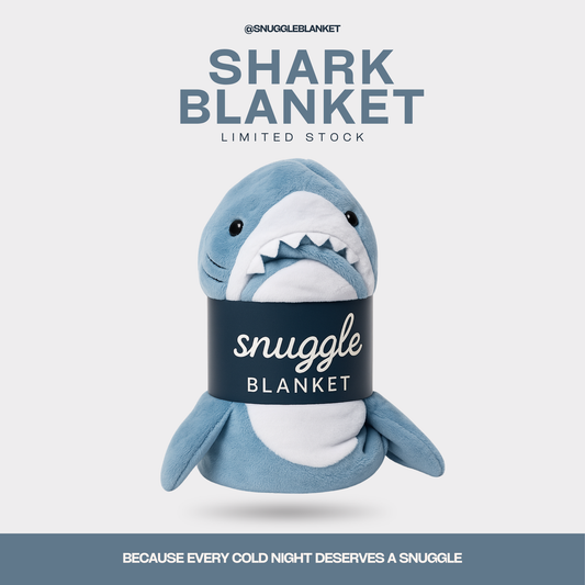 Shark Snuggle Blanket