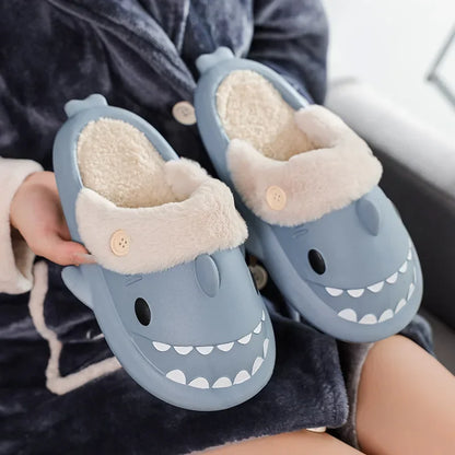 Shark Warmies Plush Slides